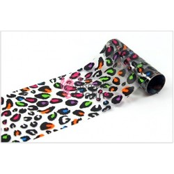 Folii de transfer, folie de unghii cu model animal print F125